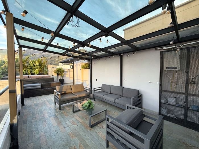 Zona de estar de la terraza